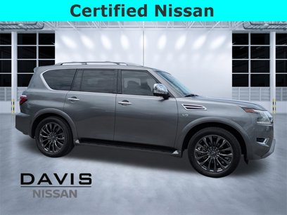 Certified 2022 Nissan Armada Platinum w/ Captain's Chairs Package