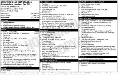 New 2026 GMC Sierra 1500 Elevation