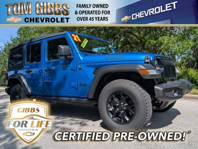 Used 2021 Jeep Wrangler Unlimited Sport