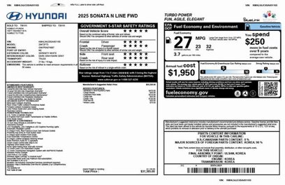 Used 2025 Hyundai Sonata N Line