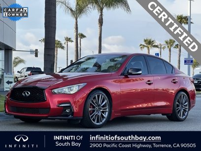 Certified 2021 INFINITI Q50 Red Sport 400 w/ Cargo Package
