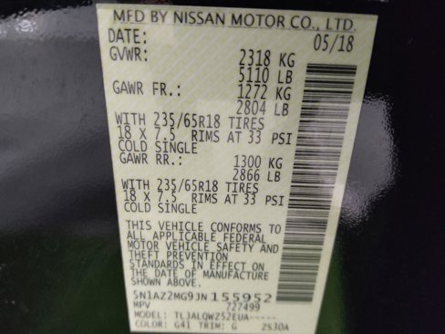 Used 2018 Nissan Murano SV image 33
