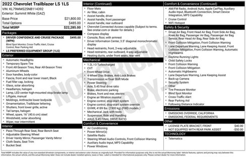 Used 2022 Chevrolet TrailBlazer LS image 31