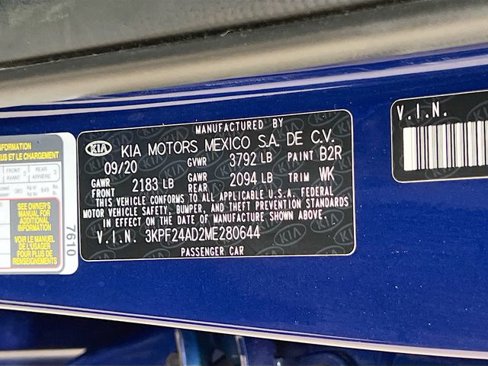 Certified 2021 Kia Forte LXS image 29