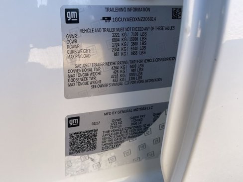 Used 2022 Chevrolet Silverado 1500 W/T w/ WT Value Package image 27
