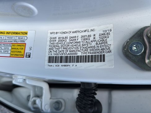 Used 2020 Honda Accord EX-L image 37