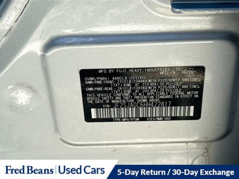 Used 2017 Subaru Forester 2.5i Premium image 33