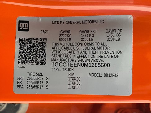 Used 2021 Chevrolet Colorado ZR2 image 32