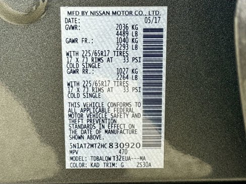 Used 2017 Nissan Rogue SV w/ Midnight Edition image 34