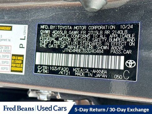 Used 2025 Toyota Corolla SE image 31