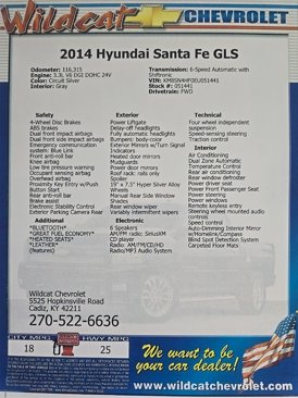 Used 2014 Hyundai Santa Fe GLS image 30