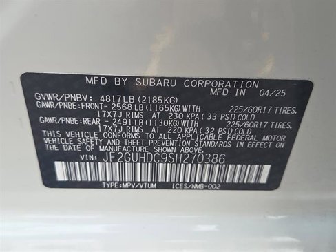 Used 2025 Subaru Crosstrek 2.5i Premium image 7