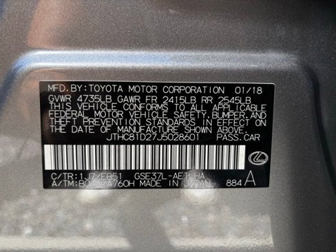 Used 2018 Lexus IS 300 AWD w/ Comfort Package image 46