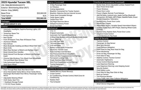 Used 2025 Hyundai Tucson SEL image 35