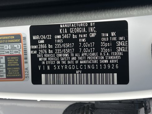 Used 2022 Kia Sorento LX image 26