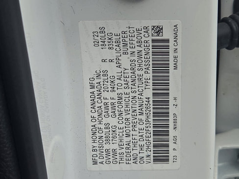 Certified 2023 Honda Civic Sport image 28