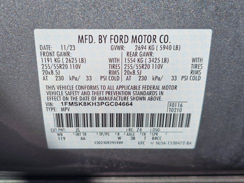 Used 2023 Ford Explorer ST-Line w/ Class IV Trailer Tow Package image 30
