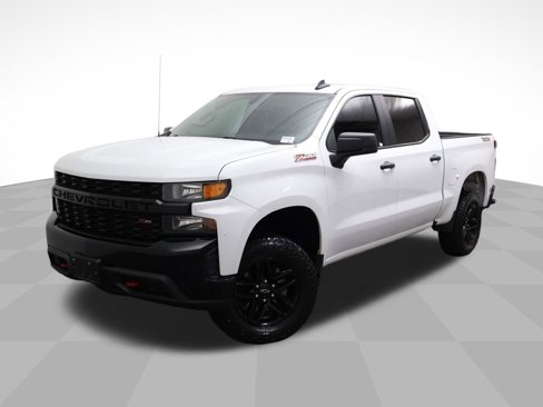 Certified 2021 Chevrolet Silverado 1500 Custom Trail Boss w/ LPO, Dark Essentials Package image 1