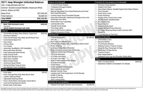 Used 2017 Jeep Wrangler Unlimited Rubicon w/ Max Tow Package image 29