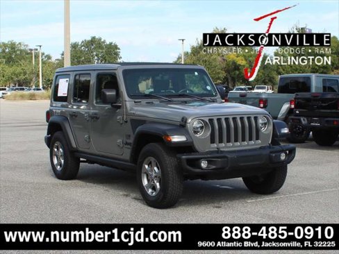 Certified 2021 Jeep Wrangler Unlimited Sport image 1