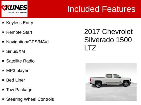 Used 2017 Chevrolet Silverado 1500 LTZ w/ Texas Edition image 3