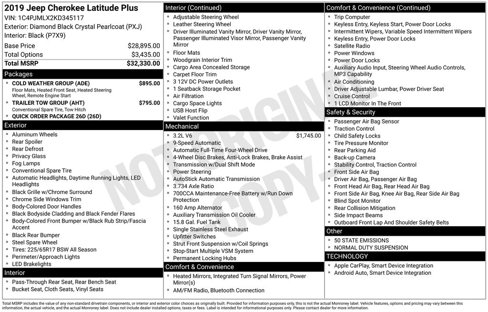 Used 2019 Jeep Cherokee Latitude Plus w/ Cold Weather Group image 6