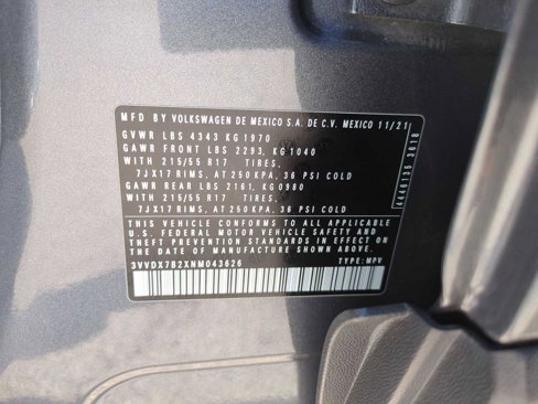 Used 2022 Volkswagen Taos S image 33