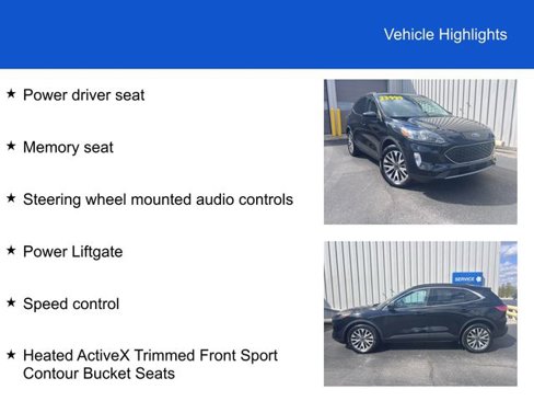 Used 2022 Ford Escape Titanium w/ Class II Trailer Tow Package image 3