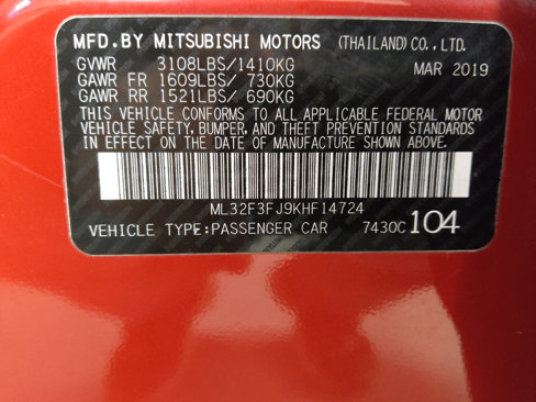 Used 2019 Mitsubishi Mirage G4 ES image 33