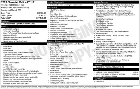 Used 2023 Chevrolet Malibu LT image 11