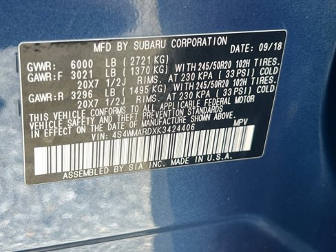 Used 2019 Subaru Ascent Touring w/ Popular Package #2 image 37