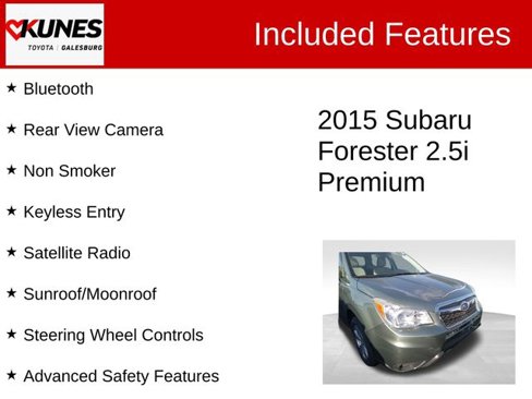 Used 2015 Subaru Forester 2.5i Premium w/ All-Weather Package image 2