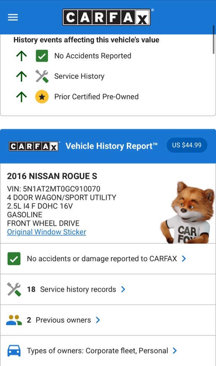Used 2016 Nissan Rogue S image 18