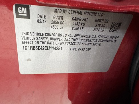 Used 2012 Chevrolet Volt Premium w/ Premium Trim Package image 29
