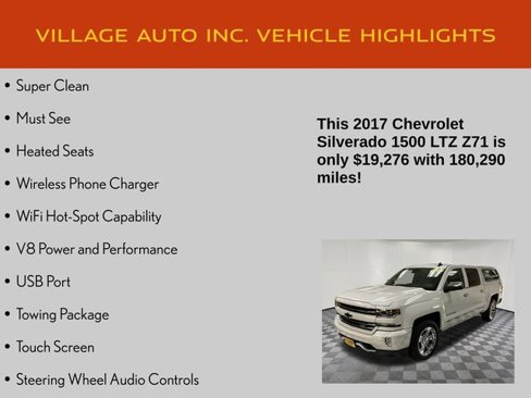 Used 2017 Chevrolet Silverado 1500 LTZ Z71 w/ LTZ Plus Package image 7