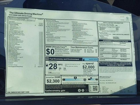 Used 2025 BMW 230i xDrive Coupe w/ Premium Package image 19