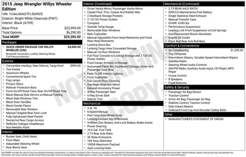 Used 2015 Jeep Wrangler Sport image 4