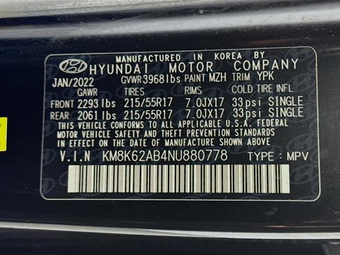 Certified 2022 Hyundai Kona SEL image 29