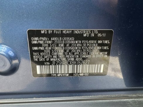 Used 2011 Subaru Forester 2.5X w/ Alloy Wheel Value Pkg image 13