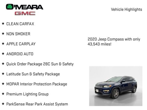 Used 2020 Jeep Compass Latitude image 8