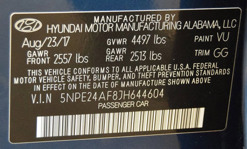 Used 2018 Hyundai Sonata SE image 38