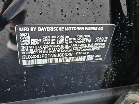 Certified 2022 BMW X3 sDrive30i w/ Premium Package image 26