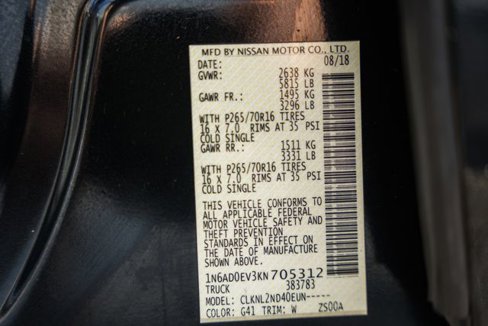 Used 2019 Nissan Frontier SV image 35