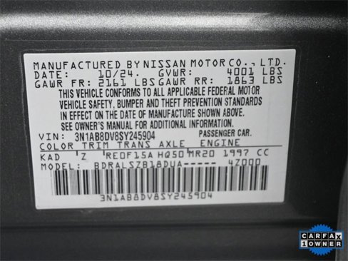 Used 2025 Nissan Sentra SR w/ SR Premium Package image 20