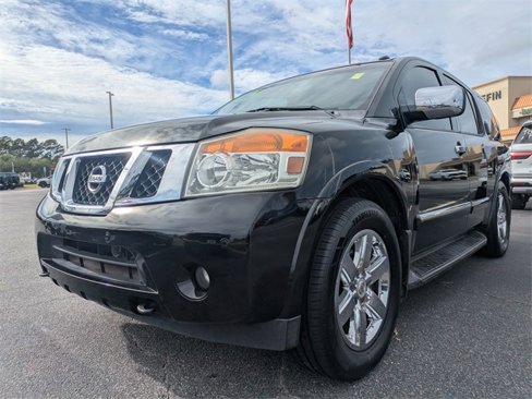 Used 2014 Nissan Armada Platinum w/ 2nd Row Captain Seat Package image 7