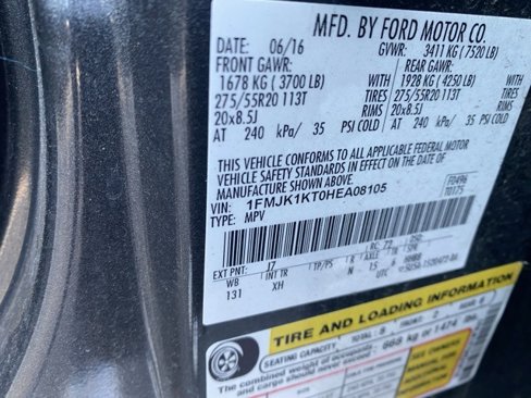 Used 2017 Ford Expedition EL Limited image 12