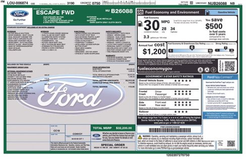 Used 2022 Ford Escape SE w/ Convenience Package image 33