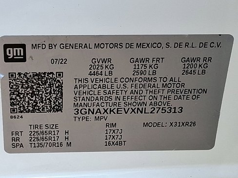 Certified 2022 Chevrolet Equinox LT image 26