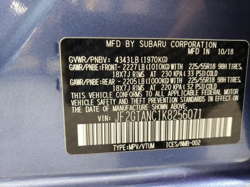 Used 2019 Subaru Crosstrek 2.0i Limited w/ Moonroof Package w/Navigation image 27