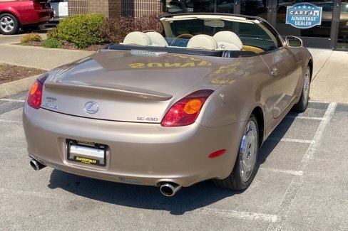 Used 2002 Lexus SC 430 Convertible image 12